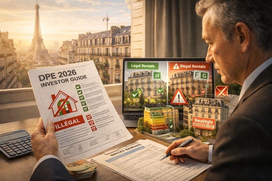 France DPE in 2026: The energy rating that can make a rental illegal, and the investor playbook to profit safely